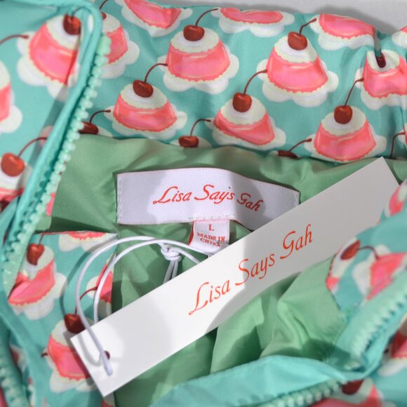 NWT LISA SAYS GAH LADY PUFFER JACKET, LARGE - Picture 6 of 14